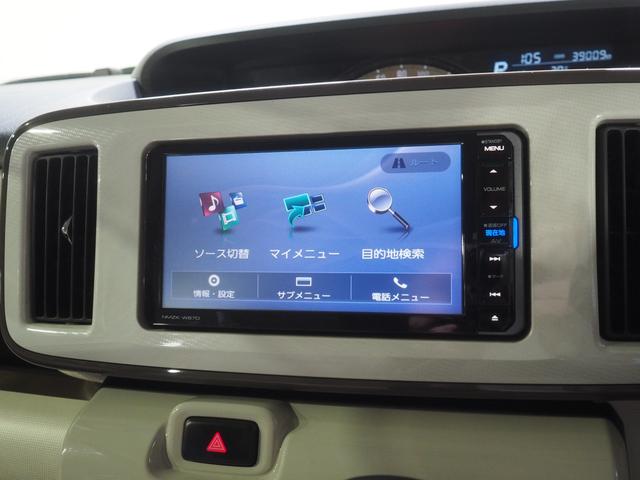 ムーヴキャンバスＧメイクアップ　ＳＡII４ＷＤ　スマートアシスト　両側パワースライドドア　ＬＥＤヘッドライト　オートライト　オートエアコン　ダイハツ純正ナビ　バックモニター　キーフリーシステム　リモコンエンジンスターター　ＥＴＣ車載器（北海道）の中古車