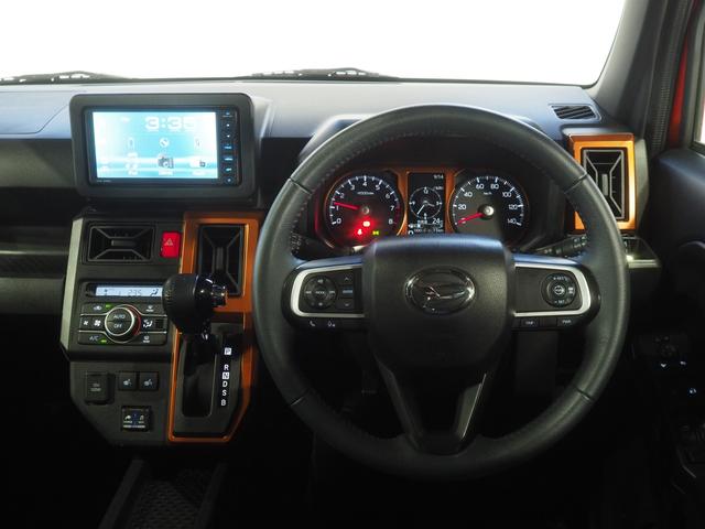 タフトＧターボ４ＷＤ　スマートアシスト　ガラスルーフ　ＬＥＤヘッドライト　オートライト　ＤＶＤ／ＵＳＢ／ＣＤオーディオ　バックモニター　リモコンエンジンスターター　ＥＴＣ車載器　シートヒーター　アイドリングストップ（北海道）の中古車
