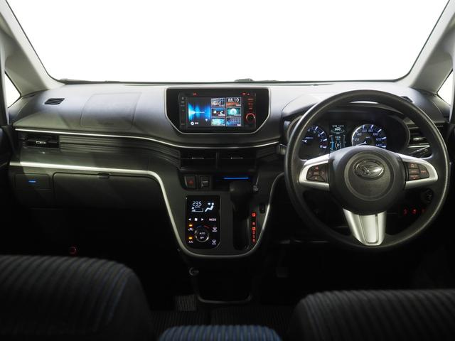 ムーヴカスタム　Ｘ４ＷＤ　ＬＥＤヘッドライト　オートライト　ダイハツ純正ナビ　バックモニター　オートエアコン　リモコンエンジンスターター　夏冬タイヤ　キーフリーシステム　アイドリングストップ　ＶＳＣ（横滑り抑制機能）（北海道）の中古車