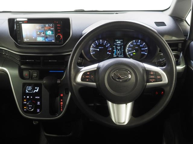 ムーヴカスタム　Ｘ４ＷＤ　ＬＥＤヘッドライト　オートライト　ダイハツ純正ナビ　バックモニター　オートエアコン　リモコンエンジンスターター　夏冬タイヤ　キーフリーシステム　アイドリングストップ　ＶＳＣ（横滑り抑制機能）（北海道）の中古車