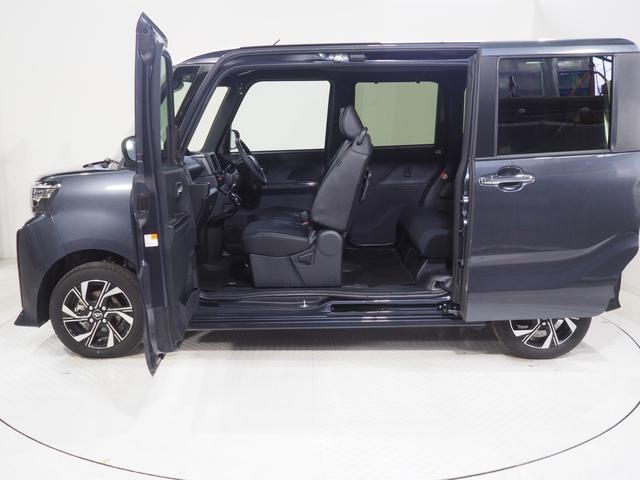 タントカスタムＸ４ＷＤ　スマートアシスト　両側パワースライドドア　ＬＥＤヘッドライト　オートライト　オートエアコン　オーディオレス　運転席助手席シートヒーター　後席テーブル　アルミホイール　アイドリングストップ（北海道）の中古車