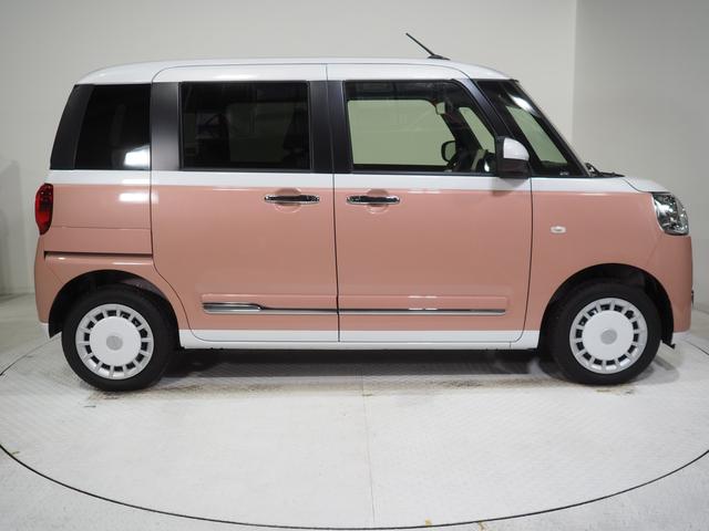 ムーヴキャンバスストライプスＧ４ＷＤ　両側パワースライドドア　スマホ連携ディスプレイオーディオ　バックモニター　保温機能カップホルダー　オートエアコン　ＬＥＤヘッドライト　オートライト　シートヒーター　スマートアシスト（北海道）の中古車