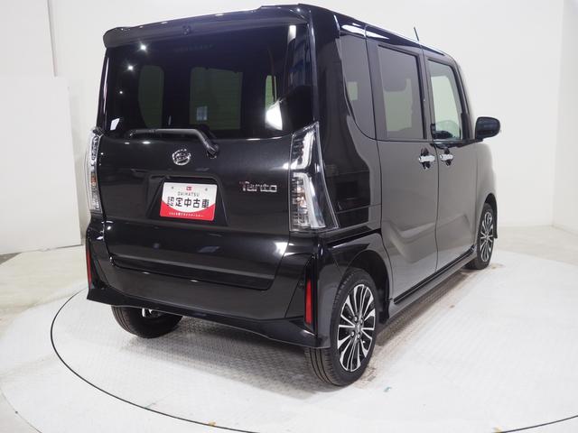 タントカスタムＲＳ４ＷＤ　両側パワースライドドア　オーディオレス　ＬＥＤヘッドライト　オートライト　オートエアコン　運転席助手席シートヒーター　前後コーナーセンサー　後席テーブル　キーフリーシステム　アルミホイール（北海道）の中古車