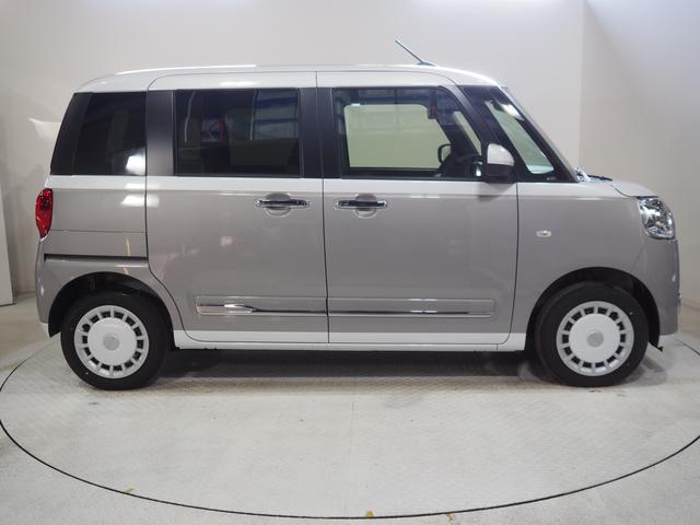 ムーヴキャンバスストライプスＧ４ＷＤ　両側パワースライドドア　オーディオレス　ＬＥＤヘッドライト　オートライト　オートエアコン　運転席助手席シートヒーター　キーフリーシステム　前後コーナーセンサー　アイドリングストップ（北海道）の中古車