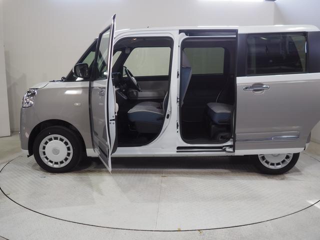 ムーヴキャンバスストライプスＧ４ＷＤ　両側パワースライドドア　オーディオレス　ＬＥＤヘッドライト　オートライト　オートエアコン　運転席助手席シートヒーター　キーフリーシステム　前後コーナーセンサー　アイドリングストップ（北海道）の中古車