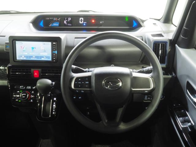 タントカスタムＸセレクション４ＷＤ　両側パワースライドドア　ＬＥＤヘッドライト　オートライト　ダイハツ純正ナビ　バックモニター　リモコンエンジンスターター　前後コーナーセンサー　アイドリングストップ　ＶＳＣ（横滑り抑制機能）（北海道）の中古車