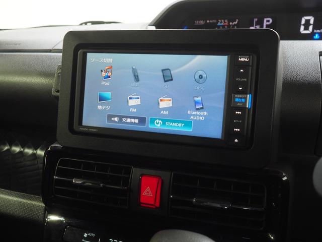 タントカスタムＸセレクション４ＷＤ　両側パワースライドドア　ＬＥＤヘッドライト　オートライト　ダイハツ純正ナビ　バックモニター　リモコンエンジンスターター　前後コーナーセンサー　アイドリングストップ　ＶＳＣ（横滑り抑制機能）（北海道）の中古車