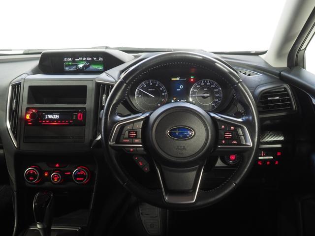 インプレッサスポーツ１．６ｉ−ＬアイサイトＡＷＤ　ＬＥＤヘッドライト　オートライト　オートエアコン　ＣＤ／ＵＳＢ／ＢＴチューナー　パドルシフトつき革巻きステアリングホイール　ＢＳＭ　ＳＲＨ（ステアリング連動ヘッドランプ）　アイドリングストップ（北海道）の中古車