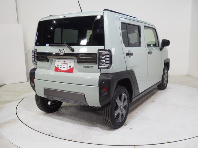 タフトＧターボ　ダーククロムベンチャー４ＷＤ　ガラスルーフ　ＬＥＤヘッドライト　オートライト　スマホ連携ディスプレイオーディオ　バックモニター　シートヒーター　キーフリーシステム　電動パーキングブレーキ　アイドリングストップ（北海道）の中古車