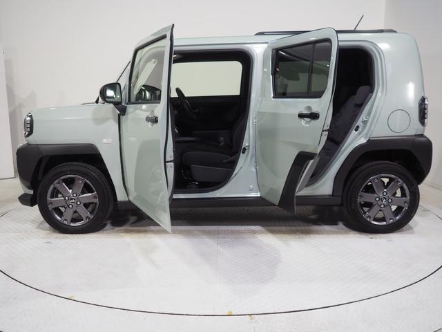 タフトＧターボ　ダーククロムベンチャー４ＷＤ　ガラスルーフ　ＬＥＤヘッドライト　オートライト　スマホ連携ディスプレイオーディオ　バックモニター　シートヒーター　キーフリーシステム　電動パーキングブレーキ　アイドリングストップ（北海道）の中古車