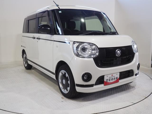 ムーヴキャンバスＧブラックアクセントＶＳ　ＳＡIII４ＷＤ　両側パワースライドドア　純正ナビ　パノラマモニター　ナビ連動ドライブレコーダー　リモコンエンジンスターター　ＬＥＤヘッドライト　オートライト　運転席シートヒーター　オートエアコン（北海道）の中古車