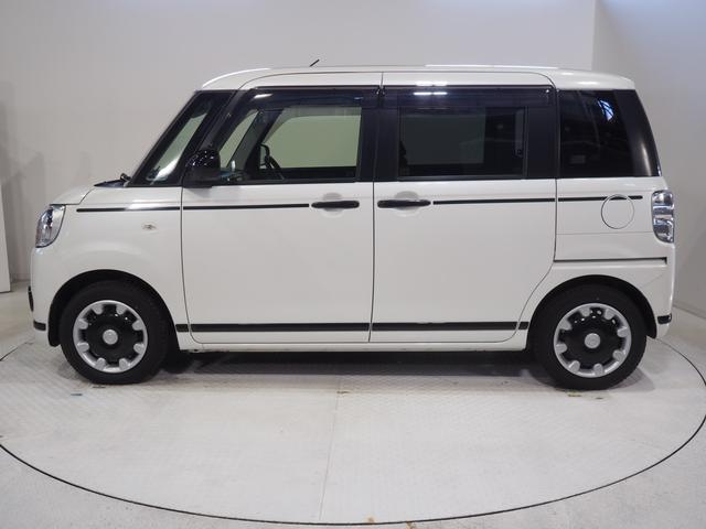 ムーヴキャンバスＧブラックアクセントＶＳ　ＳＡIII４ＷＤ　両側パワースライドドア　純正ナビ　パノラマモニター　ナビ連動ドライブレコーダー　リモコンエンジンスターター　ＬＥＤヘッドライト　オートライト　運転席シートヒーター　オートエアコン（北海道）の中古車