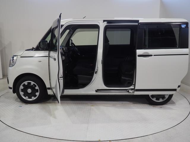 ムーヴキャンバスＧブラックアクセントＶＳ　ＳＡIII４ＷＤ　両側パワースライドドア　純正ナビ　パノラマモニター　ナビ連動ドライブレコーダー　リモコンエンジンスターター　ＬＥＤヘッドライト　オートライト　運転席シートヒーター　オートエアコン（北海道）の中古車