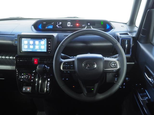 タントカスタムＲＳ４ＷＤ　ターボ　両側パワースライドドア　ダイハツ純正ナビ　ナビ連動ドライブレコーダー　バックモニター　リモコンエンジンスターター　ＥＴＣ車載器　運転席助手席シートヒーター　クルーズコントロール（北海道）の中古車