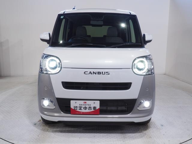 ムーヴキャンバスストライプスG4WD 両側パワースライドドア LEDヘッドライト オートライト オートエアコン オーディオレス 運転席助手席シートヒーター オートエアコン 前後コーナーセンサー アイドリングストップ(北海道)の中古車