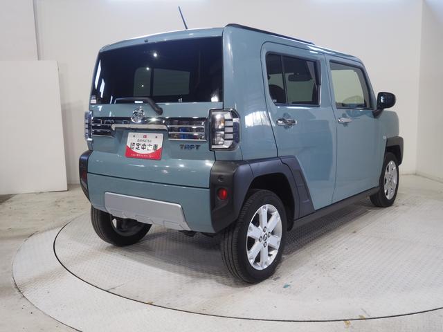 タフトGターボ クロムベンチャー4WD 夏冬タイヤ ダイハツ純正ナビ パノラマモニター ドライブレコーダー リモコンエンジンスターター ETC車載器 ガラスルーフ 運転席助手席シートヒーター アイドリングストップ オートエアコン(北海道)の中古車