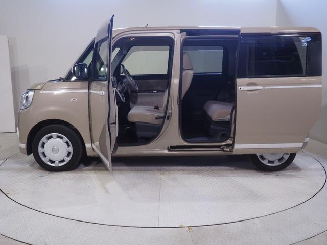 ムーヴキャンバスＧホワイトアクセントＶＳ　ＳＡIII４ＷＤ　夏冬タイヤ　両側パワースライドドア　ダイハツ純正ナビ　パノラマモニター　ドライブレコーダー　リモコンエンジンスターター　ＥＴＣ車載器　ＬＥＤヘッドライト　オートライト　オートエアコン（北海道）の中古車