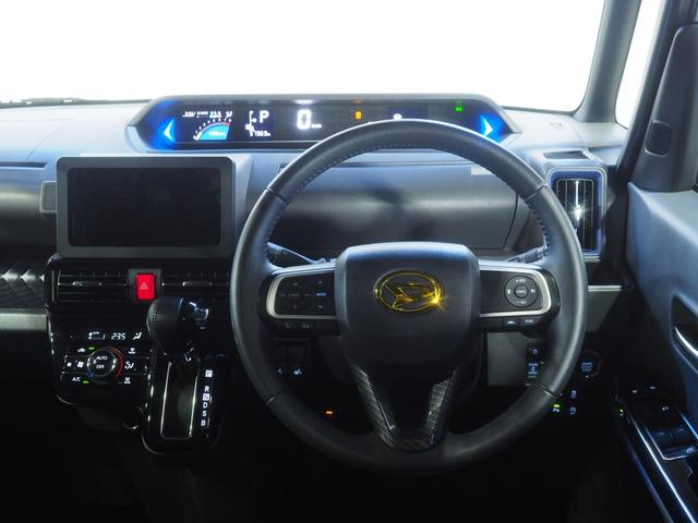 タントカスタムRSセレクション4WD ターボ 両側パワースライドドア LEDヘッドライト オートライト オートエアコン クルーズコントロール オーディオレス ETC車載器 運転席助手席シートヒーター 後席テーブル アルミホイール(北海道)の中古車