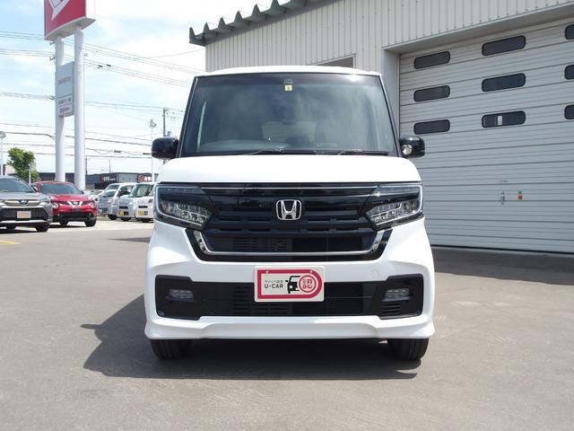 Ｎ−ＢＯＸカスタムＬターボ　スタイル＋ブラック４ＷＤ　ホンダセンシング　ＬＥＤヘッドライト　オートライト　カーナビ　バックモニター　リモコンエンジンスターター　オートエアコン　シートヒーター　後席テーブル　クルーズコントロール（北海道）の中古車