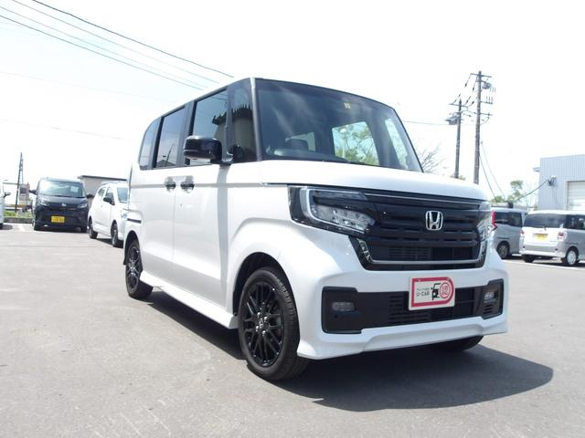 Ｎ−ＢＯＸカスタムＬターボ　スタイル＋ブラック４ＷＤ　ホンダセンシング　ＬＥＤヘッドライト　オートライト　カーナビ　バックモニター　リモコンエンジンスターター　オートエアコン　シートヒーター　後席テーブル　クルーズコントロール（北海道）の中古車