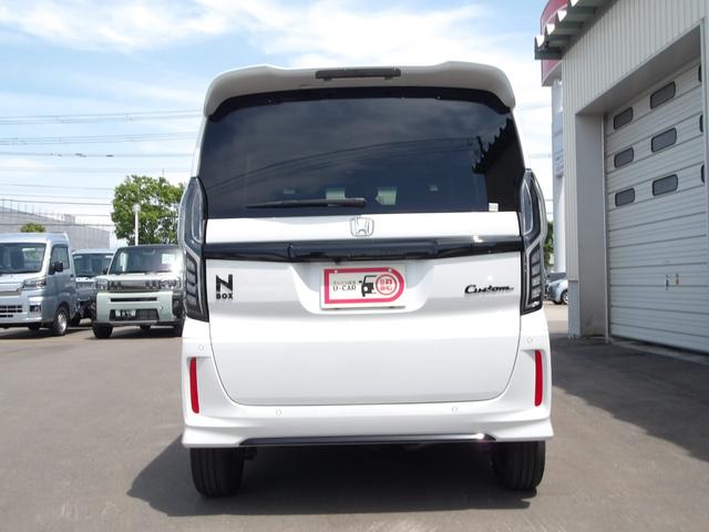 Ｎ−ＢＯＸカスタムＬターボ　スタイル＋ブラック４ＷＤ　ホンダセンシング　ＬＥＤヘッドライト　オートライト　カーナビ　バックモニター　リモコンエンジンスターター　オートエアコン　シートヒーター　後席テーブル　クルーズコントロール（北海道）の中古車