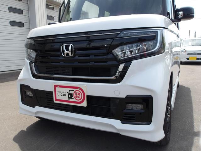 Ｎ−ＢＯＸカスタムＬターボ　スタイル＋ブラック４ＷＤ　ホンダセンシング　ＬＥＤヘッドライト　オートライト　カーナビ　バックモニター　リモコンエンジンスターター　オートエアコン　シートヒーター　後席テーブル　クルーズコントロール（北海道）の中古車