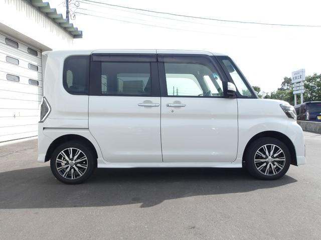 タントカスタムＸ　トップエディションＳＡIII４ＷＤ　スマートアシスト　両側スライドドア左電動　ＬＥＤヘッドライト　オートライト　オートエアコン　純正ＤＶＤオーディオ　バックモニター　リモコンエンジンスターター　運転席シートヒーター（北海道）の中古車
