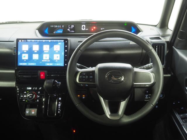 タントカスタムＲＳ４ＷＤ　スマートアシスト　両側パワースライドドア　ＬＥＤヘッドライト　オートライト　ダイハツ純正ナビ　バックモニター　ナビ連動ドライブレコーダー　運転席助手席シートヒーター　アイドリングストップ（北海道）の中古車