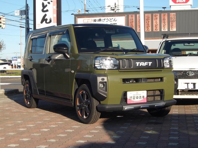 タフトＧ４ＷＤ　スマートアシスト　ガラスルーフ　ＬＥＤヘッドライト　オートライト　オートエアコン　ダイハツ純正ナビ　バックモニター　リモコンエンジンスターター　　ドライブレコーダー　アイドリングストップ（北海道）の中古車
