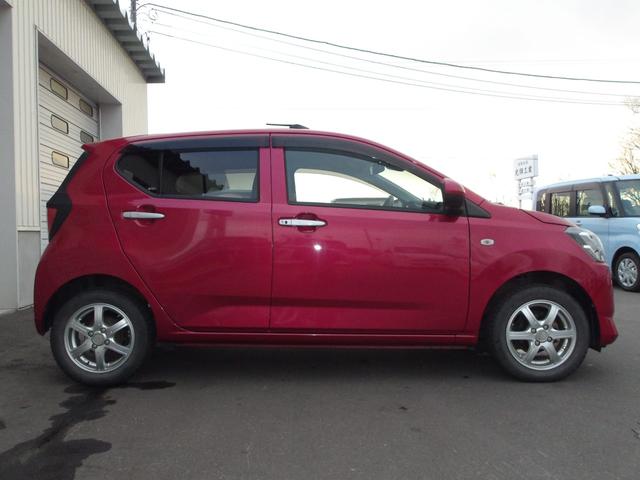 ミライースG SAIII4WD スマートアシスト LEDヘッドライト オートライト オートエアコン CDチューナー 運転席助手席シートヒーター リモコンエンジンスターター 電動格納ドアミラー キーフリーシステム(北海道)の中古車