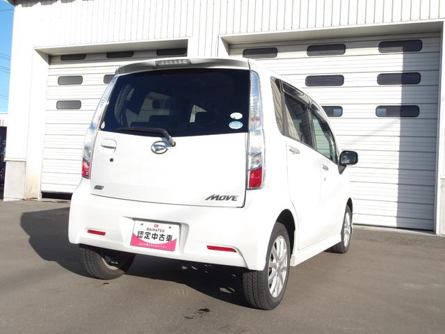 ムーヴカスタム G4WD HIDヘッドライト フォグランプ オートエアコン カーナビ リモコンエンジンスターター キーフリーシステム 夏冬タイヤ アルミホイール アイドリングストップ(北海道)の中古車