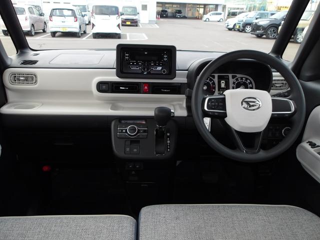 ムーヴキャンバスストライプスG4WD スマートアシスト 両側パワースライドドア LEDヘッドライト オートライト CDチューナー 運転席助手席シートヒーター オートエアコン 電動パーキングブレーキ 前後コーナーセンサー(北海道)の中古車