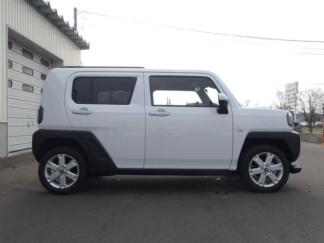 タフトG4WD スマートアシスト ガラスルーフ LEDヘッドライト オートライト オートエアコン オーディオレス 運転席助手席シートヒーター キーフリーシステム アルミホイール アイドリングストップ(北海道)の中古車