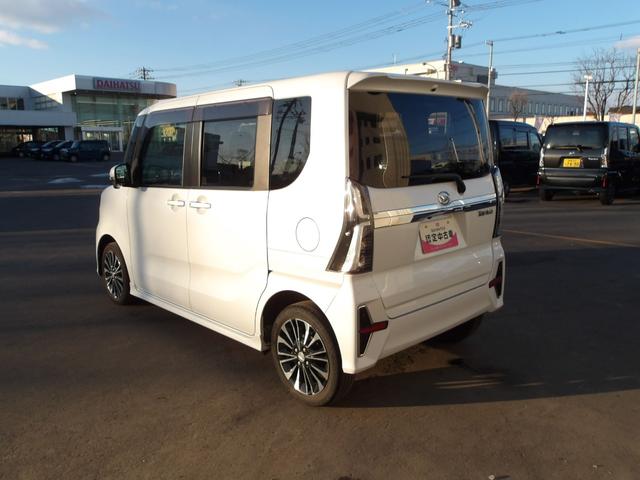 タントカスタムRS4WD ターボ 両側パワースライドドア LEDヘッドライト オートライト ダイハツ純正ナビ ドライブレコーダー リモコンエンジンスターター ETC車載器 キーフリーシステム アイドリングストップ(北海道)の中古車