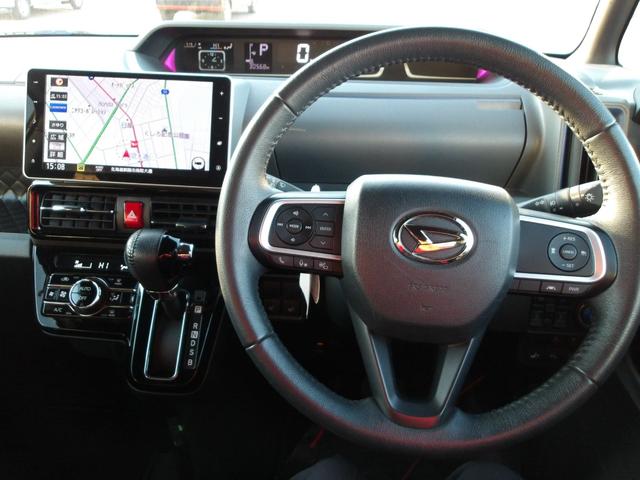 タントカスタムRS4WD ターボ 両側パワースライドドア LEDヘッドライト オートライト ダイハツ純正ナビ ドライブレコーダー リモコンエンジンスターター ETC車載器 キーフリーシステム アイドリングストップ(北海道)の中古車