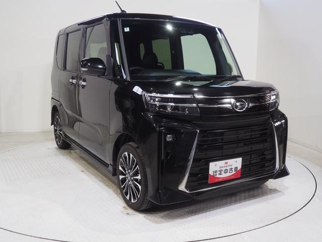 タントカスタムＲＳ４ＷＤ　ターボ　両側パワースライドドア　ＬＥＤヘッドライト　オートライト　オートエアコン　オーディオレス　運転席助手席シートヒーター　前後コーナーセンサー　アイドリングストップ　アルミホイール（北海道）の中古車