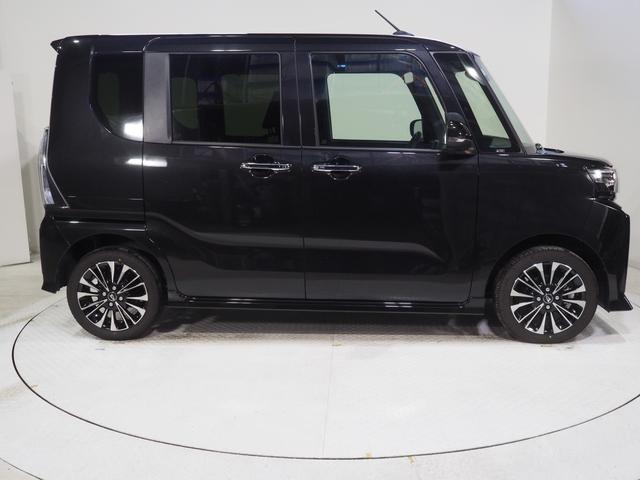 タントカスタムＲＳ４ＷＤ　ターボ　両側パワースライドドア　ＬＥＤヘッドライト　オートライト　オートエアコン　オーディオレス　運転席助手席シートヒーター　前後コーナーセンサー　アイドリングストップ　アルミホイール（北海道）の中古車