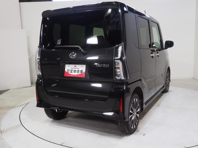 タントカスタムＲＳ４ＷＤ　ターボ　両側パワースライドドア　ＬＥＤヘッドライト　オートライト　オートエアコン　オーディオレス　運転席助手席シートヒーター　前後コーナーセンサー　アイドリングストップ　アルミホイール（北海道）の中古車