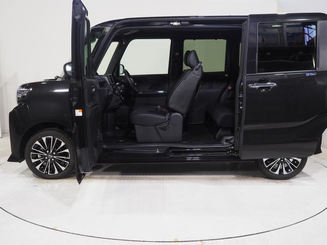 タントカスタムＲＳ４ＷＤ　ターボ　両側パワースライドドア　ＬＥＤヘッドライト　オートライト　オートエアコン　オーディオレス　運転席助手席シートヒーター　前後コーナーセンサー　アイドリングストップ　アルミホイール（北海道）の中古車