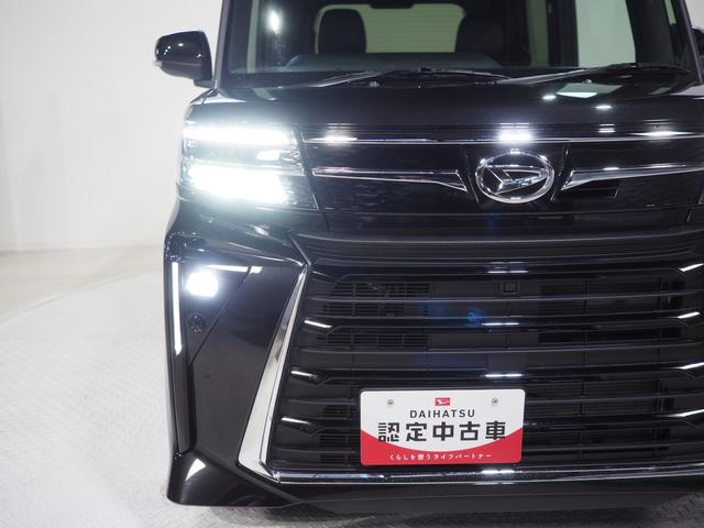 タントカスタムＲＳ４ＷＤ　ターボ　両側パワースライドドア　ＬＥＤヘッドライト　オートライト　オートエアコン　オーディオレス　運転席助手席シートヒーター　前後コーナーセンサー　アイドリングストップ　アルミホイール（北海道）の中古車