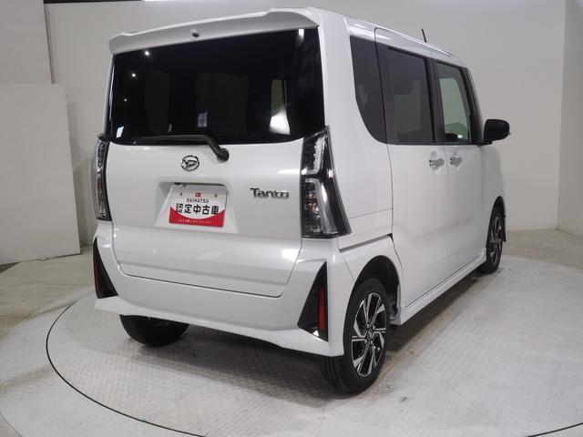 タントカスタムX4WD 両側パワースライドドア LEDヘッドライト オートライト オートエアコン オーディオレス 運転席助手席シートヒーター 後席テーブル デジタルメーター アイドリングストップ アルミホイール(北海道)の中古車