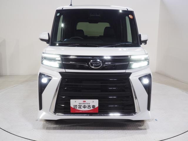 タントカスタムＸ４ＷＤ　両側パワースライドドア　オーディオレス　ＬＥＤヘッドライト　オートライト　オートエアコン　運転席助手席シートヒーター　前後コーナーセンサー　アルミホイール　アイドリングストップ（北海道）の中古車