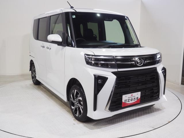 タントカスタムＸ４ＷＤ　両側パワースライドドア　オーディオレス　ＬＥＤヘッドライト　オートライト　オートエアコン　運転席助手席シートヒーター　前後コーナーセンサー　アルミホイール　アイドリングストップ（北海道）の中古車