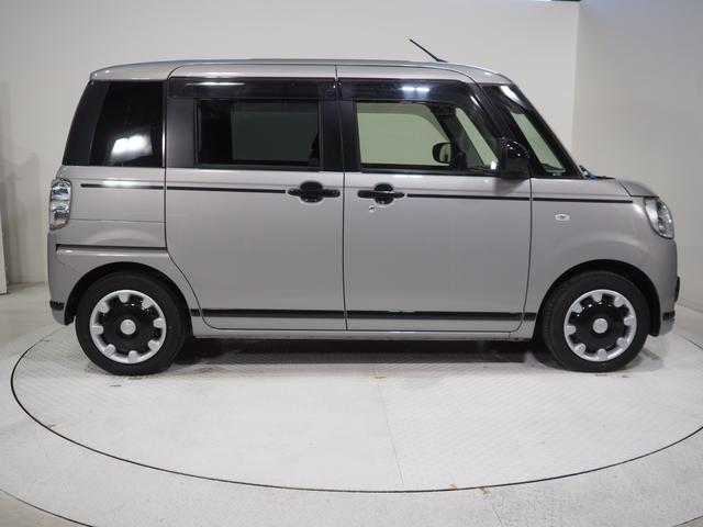 ムーヴキャンバスGブラックアクセントVS SAIII4WD 両側パワースライドドア 純正ナビ パノラマモニター ナビ連動ドライブレコーダー LEDヘッドライト オートライト 運転席シートヒーター キーフリーシステム アイドリングストップ(北海道)の中古車