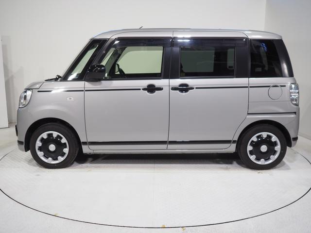 ムーヴキャンバスGブラックアクセントVS SAIII4WD 両側パワースライドドア 純正ナビ パノラマモニター ナビ連動ドライブレコーダー LEDヘッドライト オートライト 運転席シートヒーター キーフリーシステム アイドリングストップ(北海道)の中古車