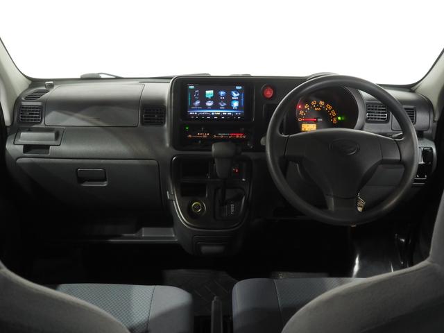 ハイゼットカーゴＤＸパートタイム４ＷＤ　両側スライドドア　カーナビ　バックモニター　リモコンエンジンスターター　キーレスエントリー　運転席助手席パワーウィンドウ　エアコン（北海道）の中古車