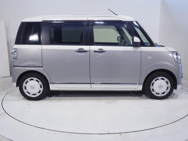 ムーヴキャンバスＧメイクアップＶＳ　ＳＡIII４ＷＤ　両側パワースライドドア　ダイハツ純正ナビ　パノラマモニター　ナビ連動ドライブレコーダー　リモコンエンジンスターター　ＬＥＤヘッドライト　オートライト　オートエアコン　アイドリングストップ（北海道）の中古車