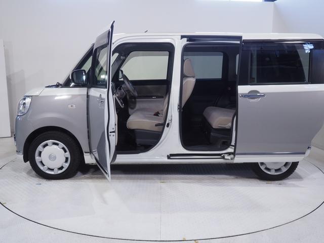 ムーヴキャンバスＧメイクアップＶＳ　ＳＡIII４ＷＤ　両側パワースライドドア　ダイハツ純正ナビ　パノラマモニター　ナビ連動ドライブレコーダー　リモコンエンジンスターター　ＬＥＤヘッドライト　オートライト　オートエアコン　アイドリングストップ（北海道）の中古車