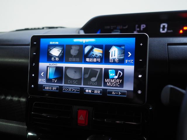 タントカスタムＲＳスタイルセレクション４ＷＤ　両側パワースライドドア　ダイハツ純正ナビ　バックモニター　後席フリップダウンモニター　リモコンエンジンスターター　クルーズコントロール　ＥＴＣ車載器　シートヒーター　後席テーブル（北海道）の中古車