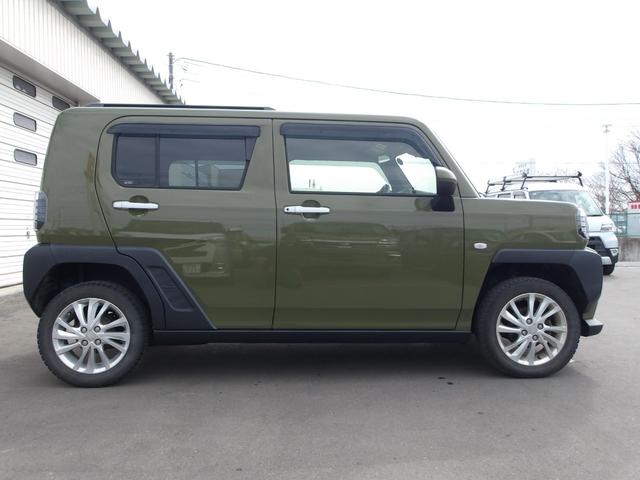 タフトＧ４ＷＤ　ガラスルーフ　ダイハツ純正ナビ　ドライブレコーダー　ＥＴＣ車載器　リモコンエンジンスターター　運転席助手席シートヒーター　電動パーキングブレーキ　アイドリングストップ　ＶＳＣ（横滑り抑制機能）（北海道）の中古車